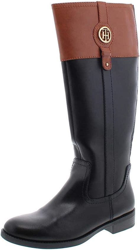 botines tommy hilfiger mujer amazon|tommy hilfiger imina riding boots.